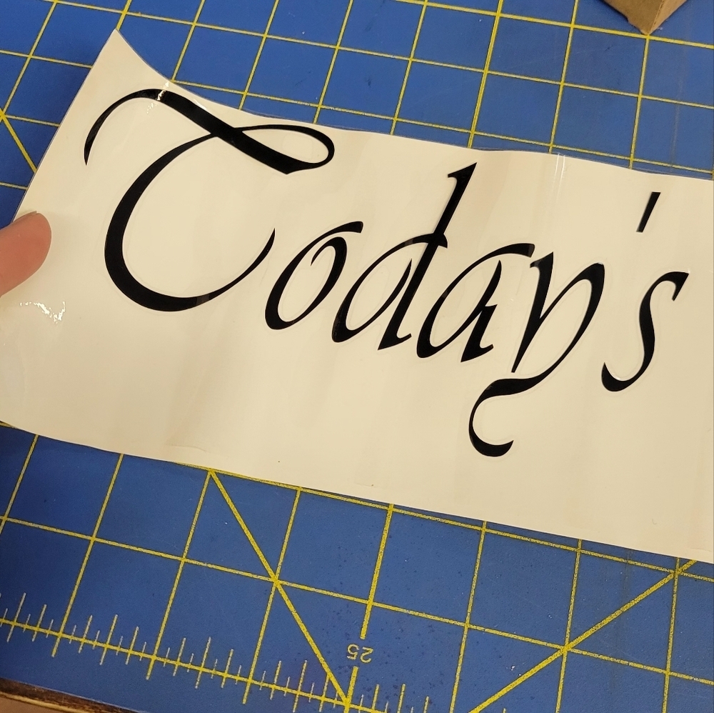 "Today's Beautful Memories Are Tommow's Beautiful Memories" Black Script